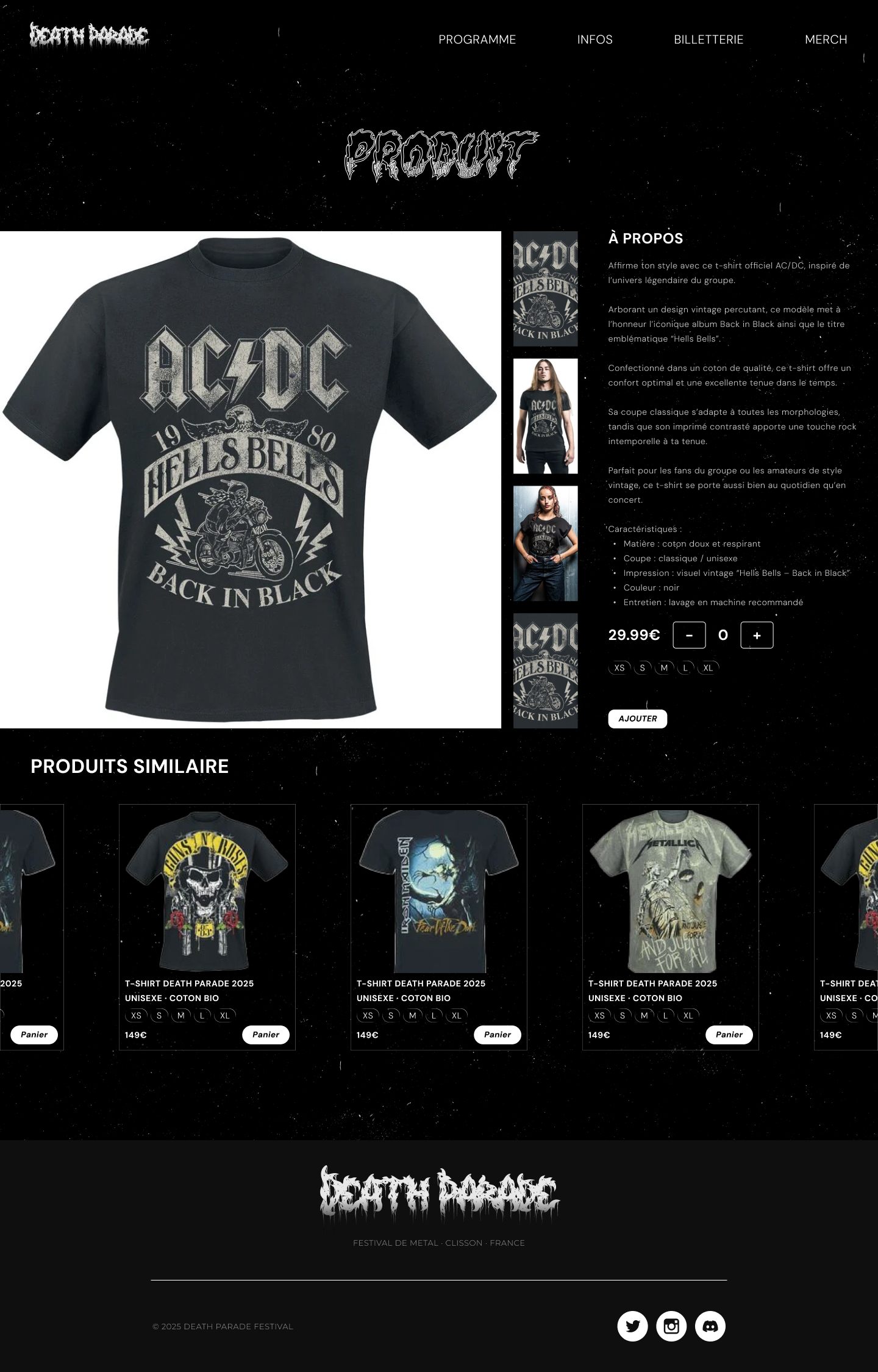 Merch produit